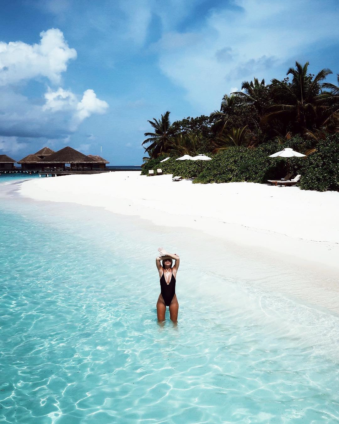 Huvafen Fushi, Maldives, credits to @victoriatornegren on Instagram